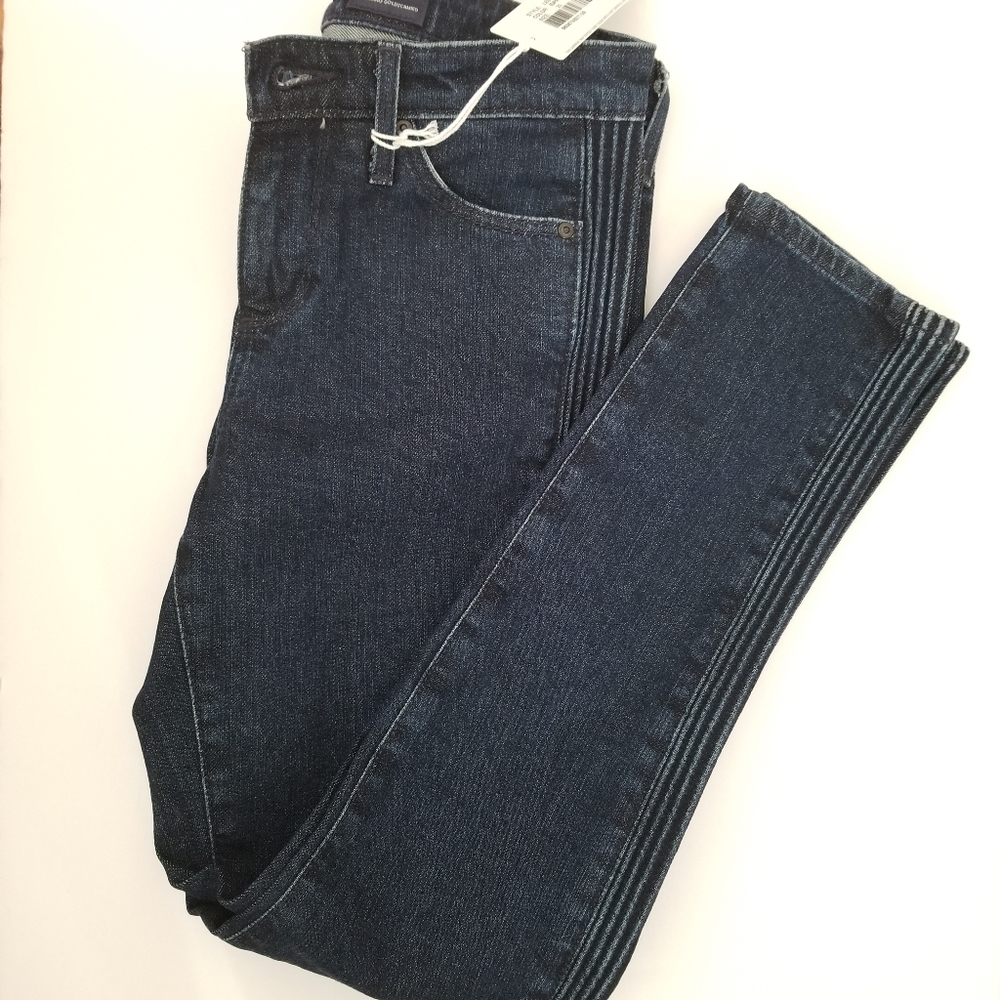 AG Prima Ankle Pintuck Jeans Blue Size 25 - Picture 3 of 10
